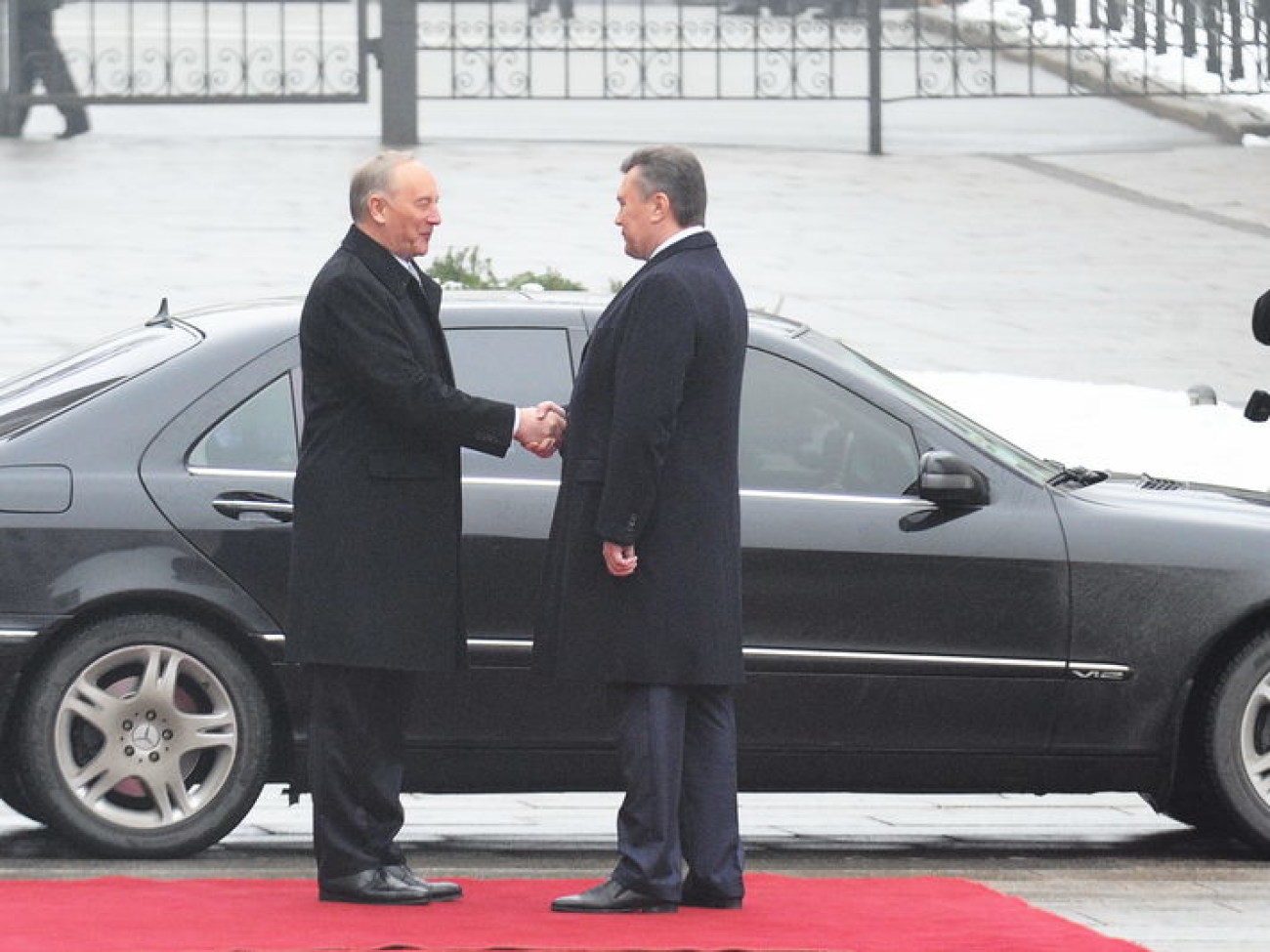 В Украину приехал президент Латвии, 14 марта 2013г.