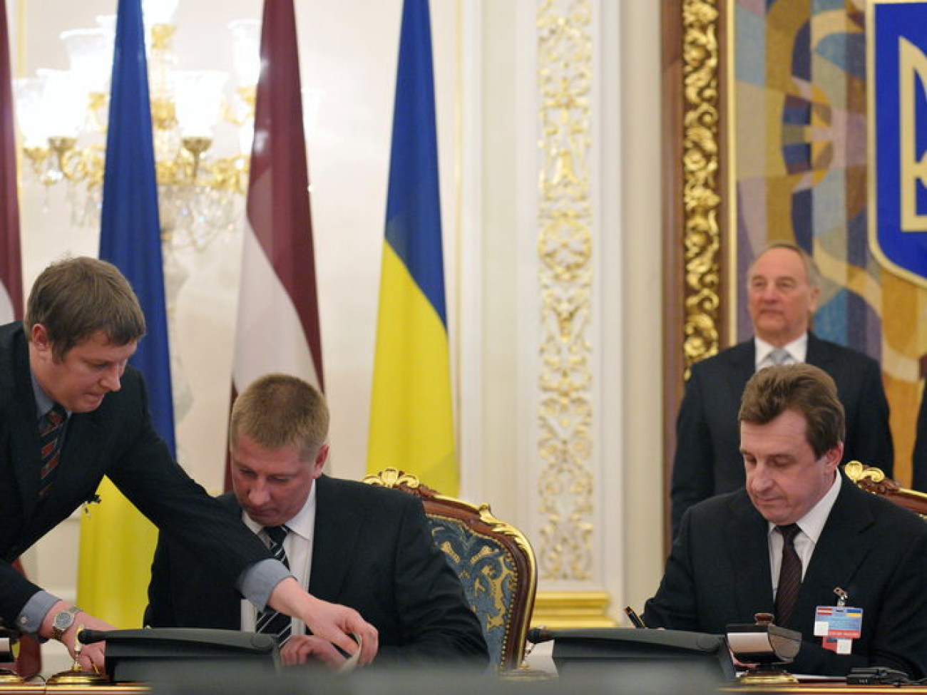 В Украину приехал президент Латвии, 14 марта 2013г.