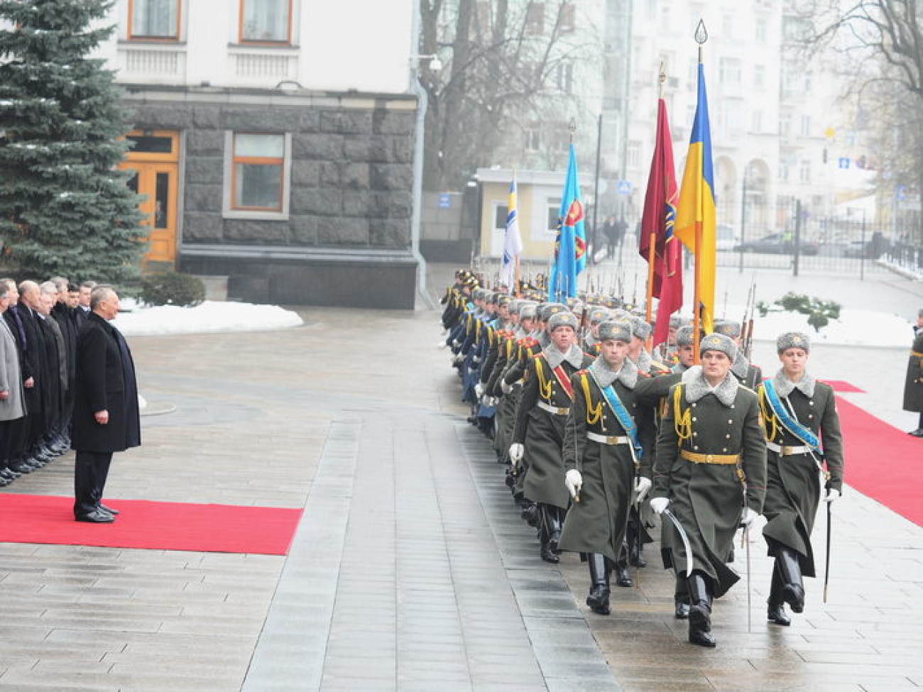 В Украину приехал президент Латвии, 14 марта 2013г.