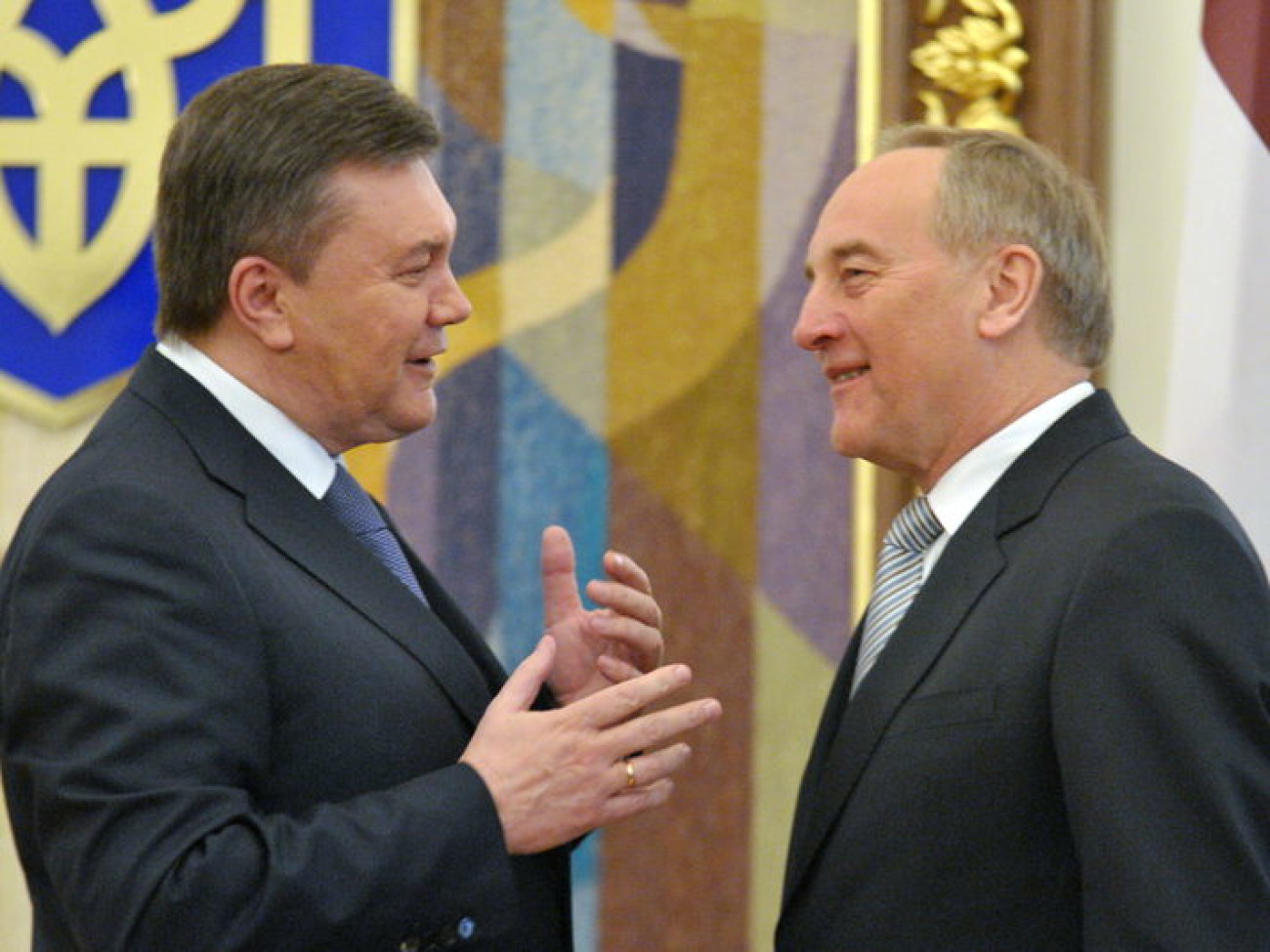 В Украину приехал президент Латвии, 14 марта 2013г.