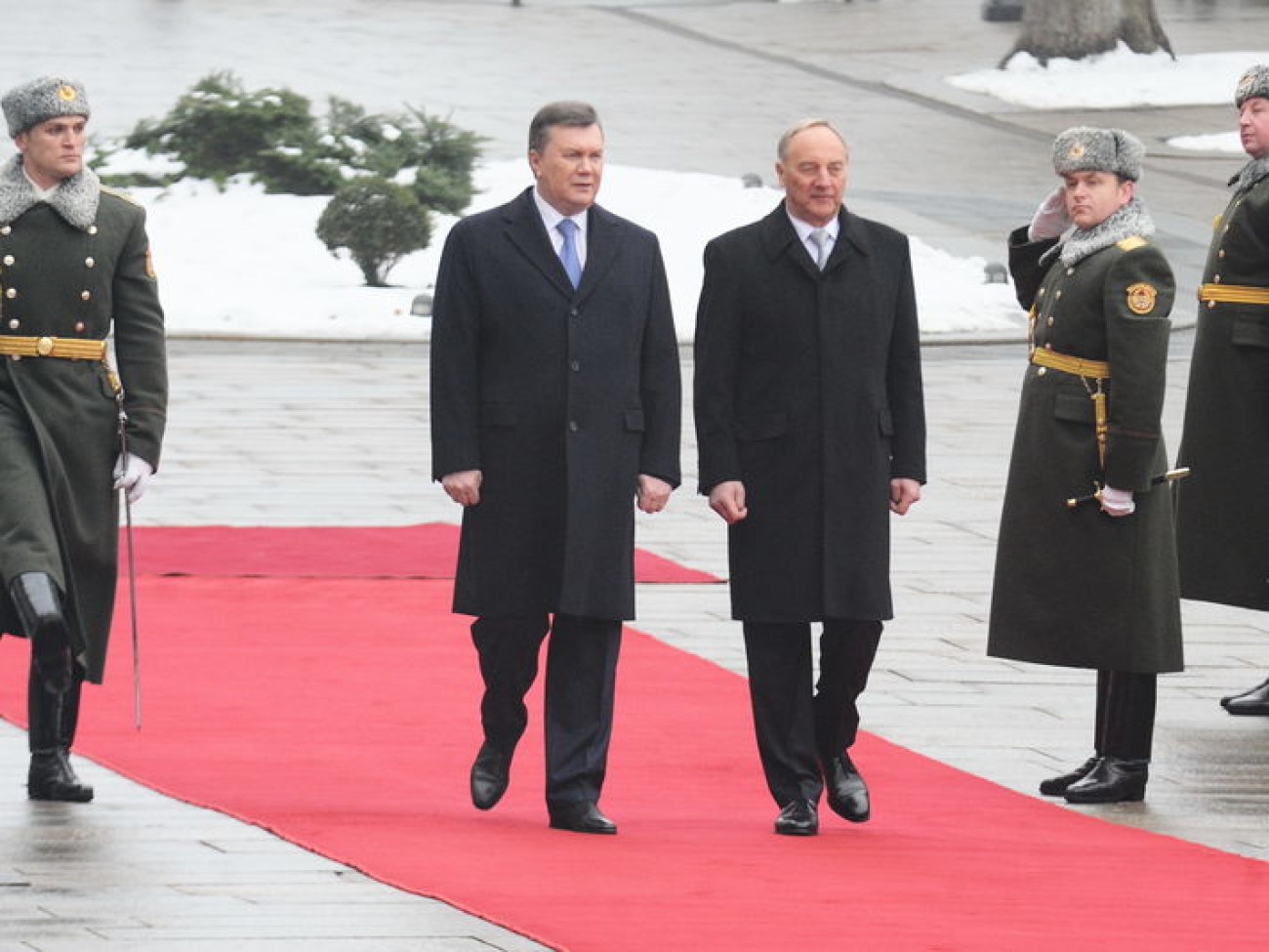 В Украину приехал президент Латвии, 14 марта 2013г.