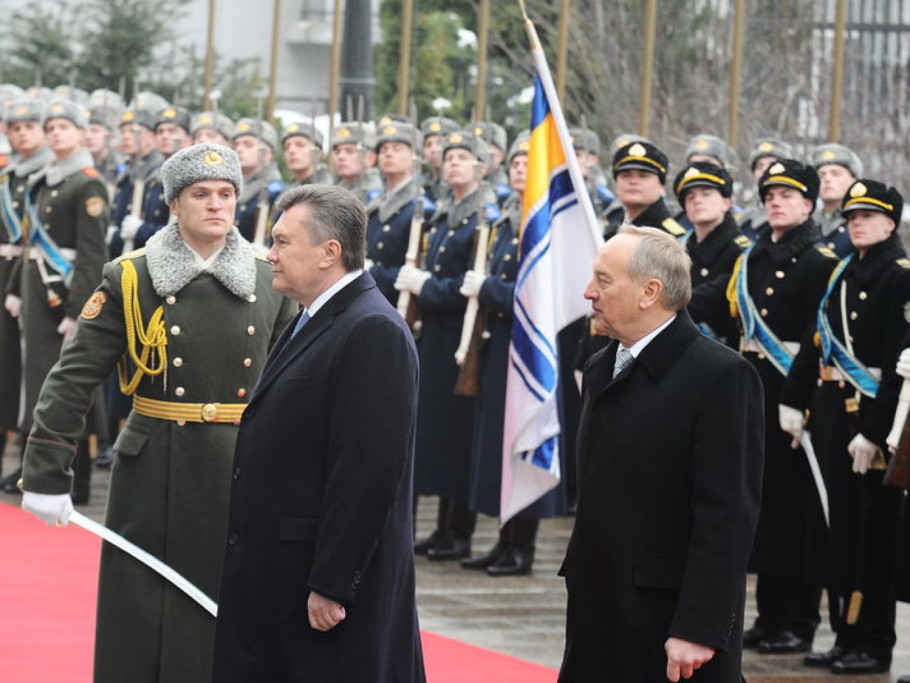 В Украину приехал президент Латвии, 14 марта 2013г.