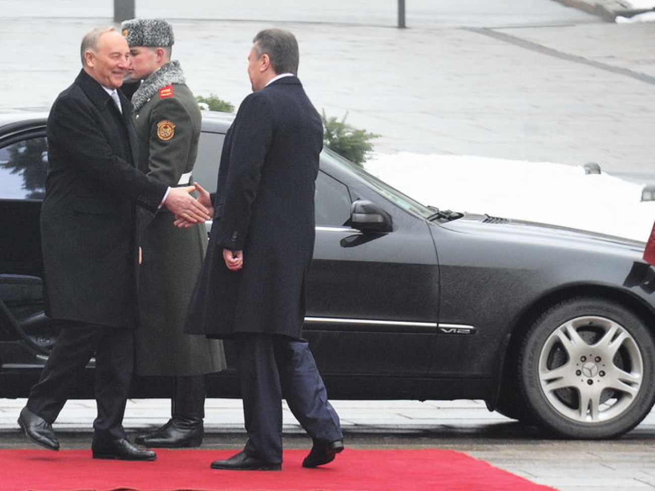В Украину приехал президент Латвии, 14 марта 2013г.