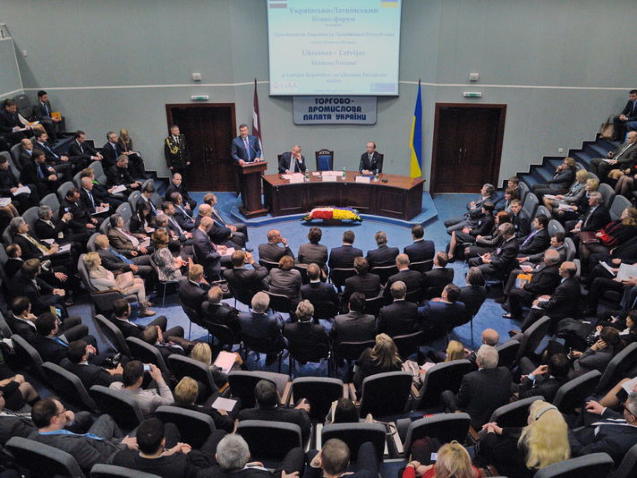 В Украину приехал президент Латвии, 14 марта 2013г.