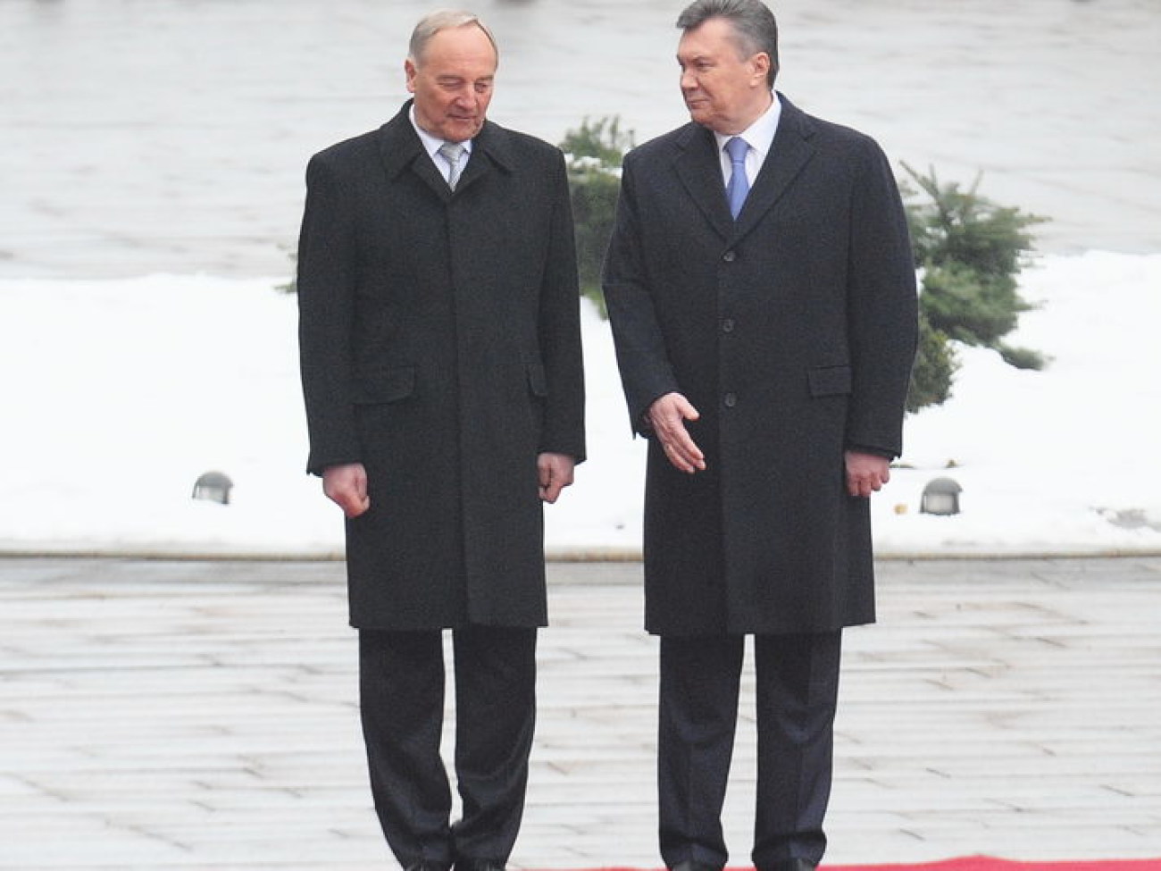 В Украину приехал президент Латвии, 14 марта 2013г.