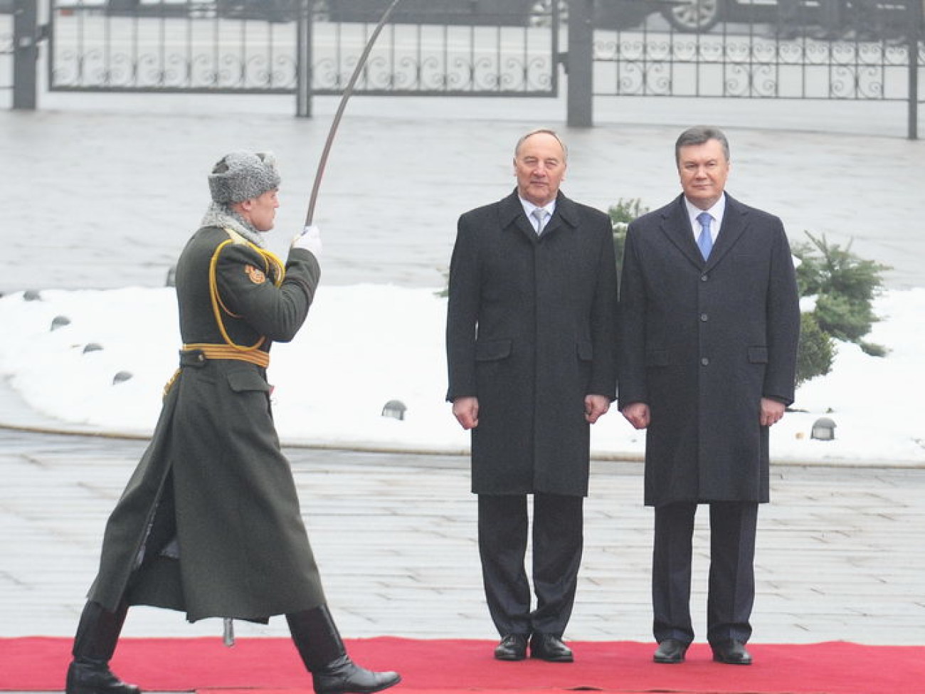 В Украину приехал президент Латвии, 14 марта 2013г.