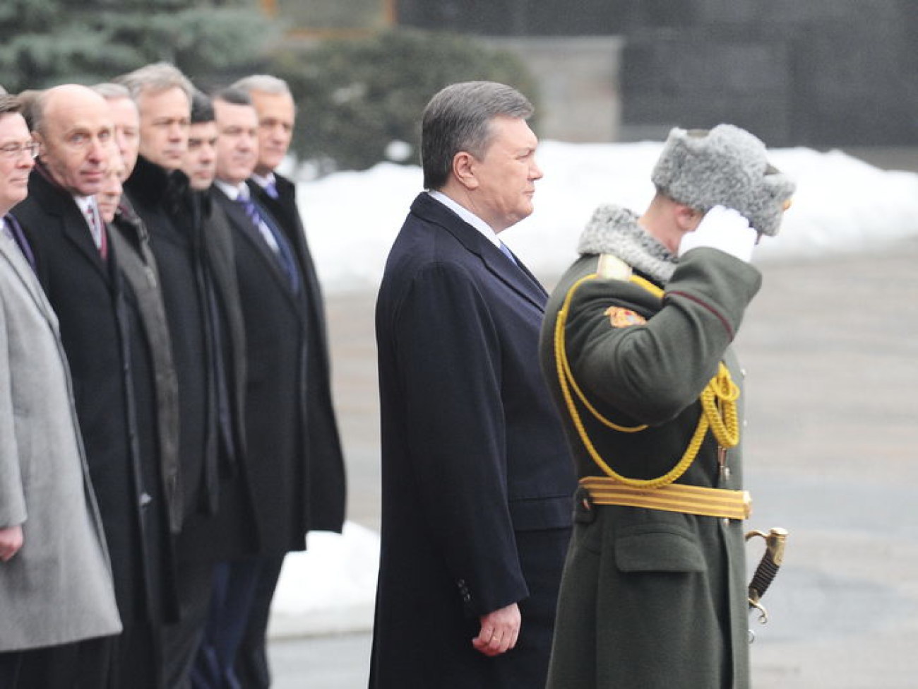 В Украину приехал президент Латвии, 14 марта 2013г.