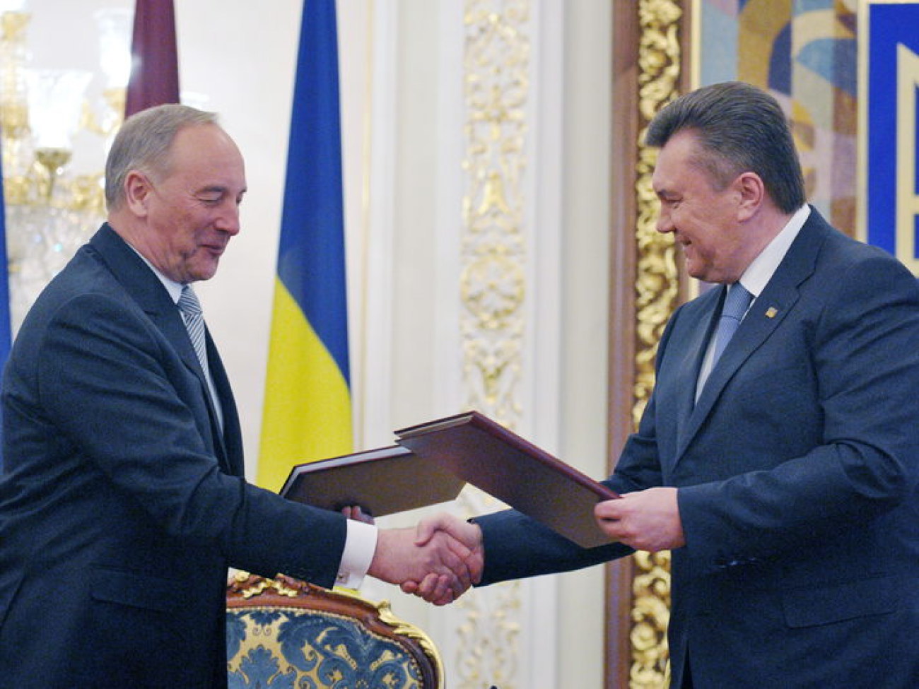 В Украину приехал президент Латвии, 14 марта 2013г.