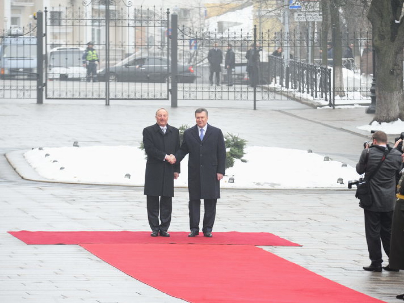 В Украину приехал президент Латвии, 14 марта 2013г.
