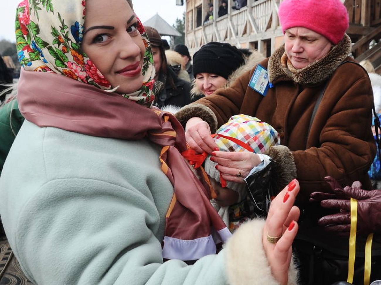 Под Киевом проходит рыцарская Масленица