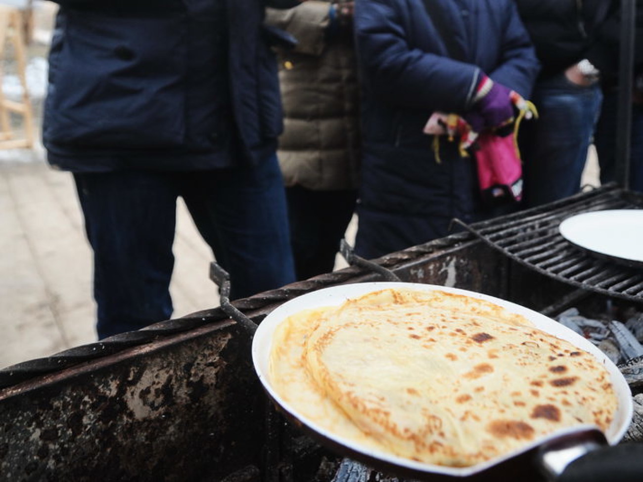 Под Киевом проходит рыцарская Масленица