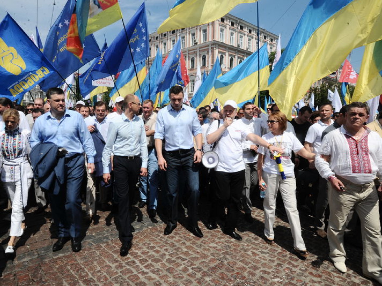 Всеукраинский протест оппозиции закончился, 18 мая 2013г.