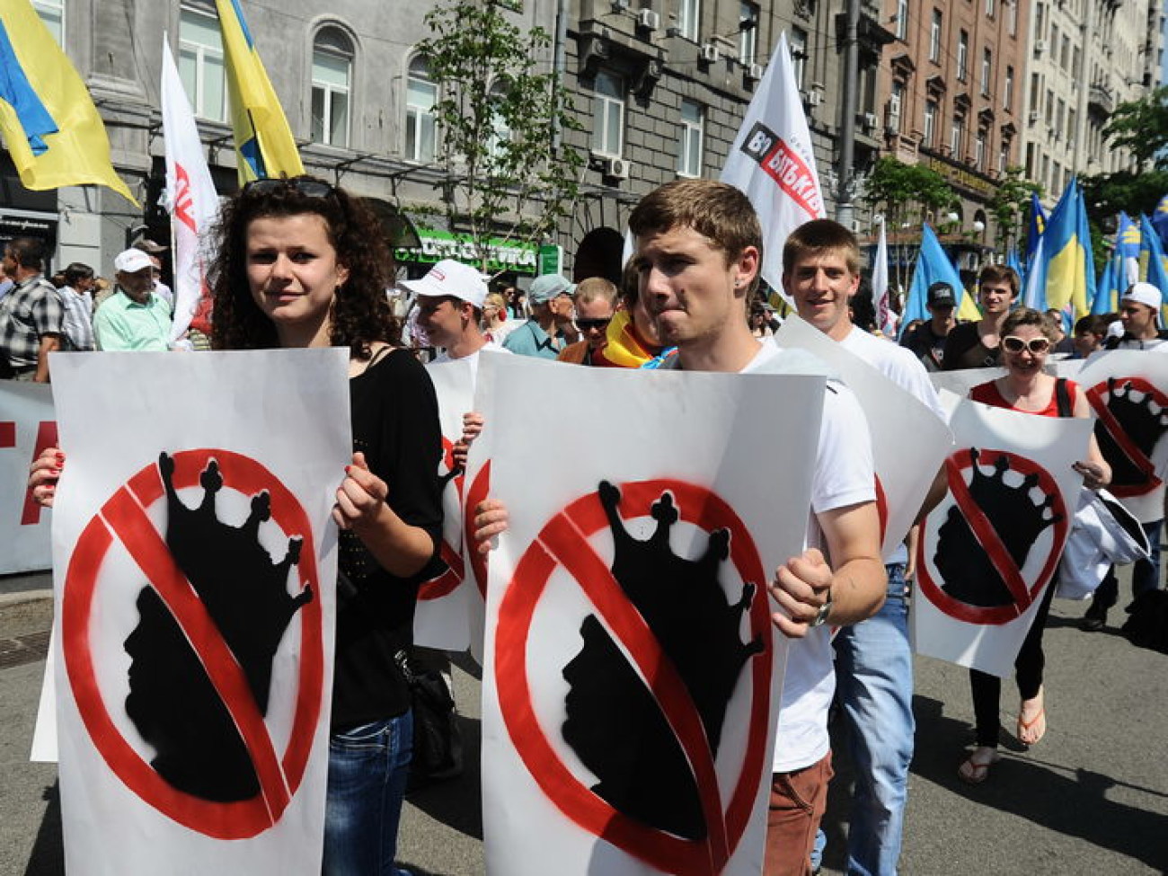 Всеукраинский протест оппозиции закончился, 18 мая 2013г.