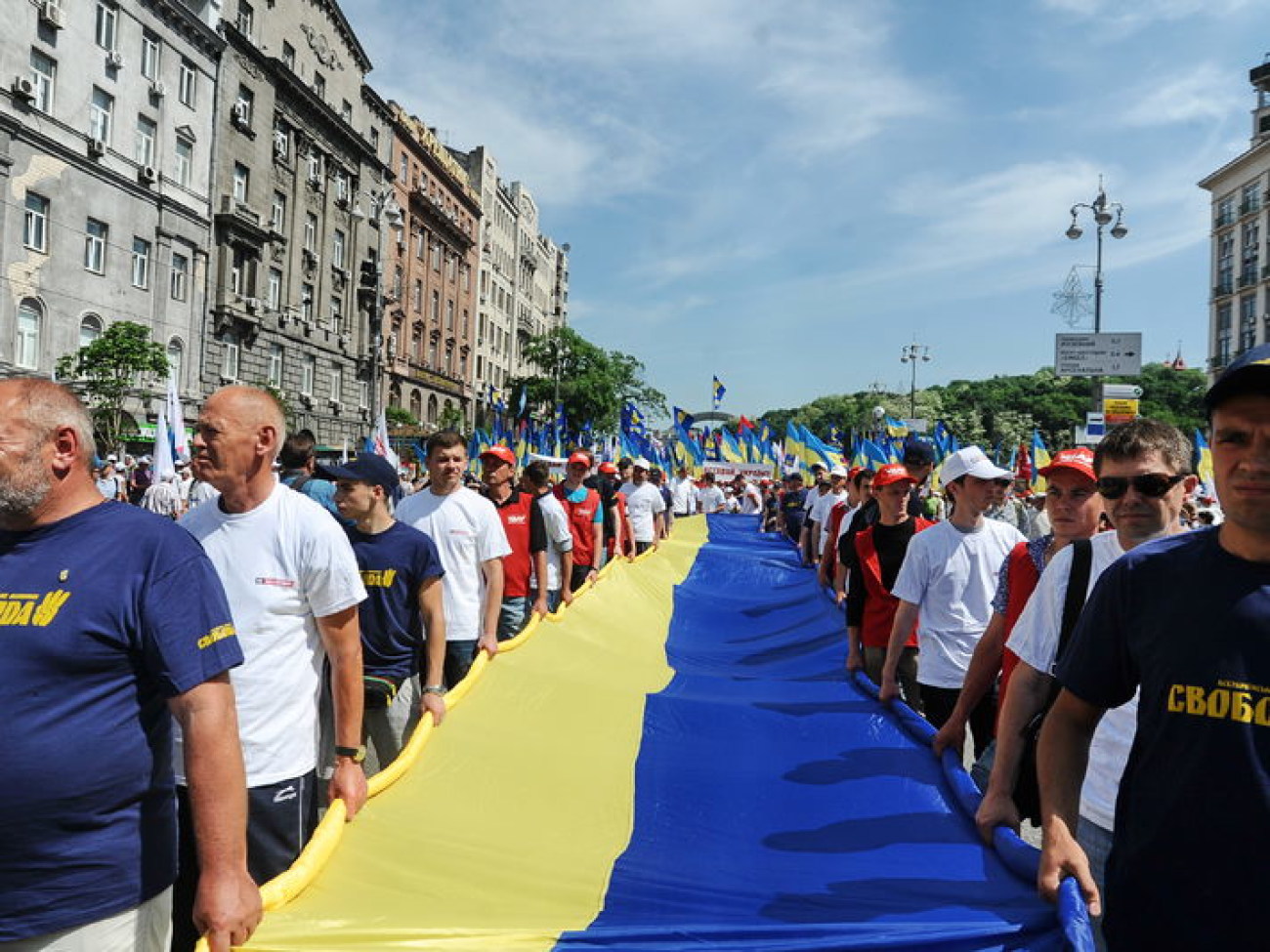 Всеукраинский протест оппозиции закончился, 18 мая 2013г.