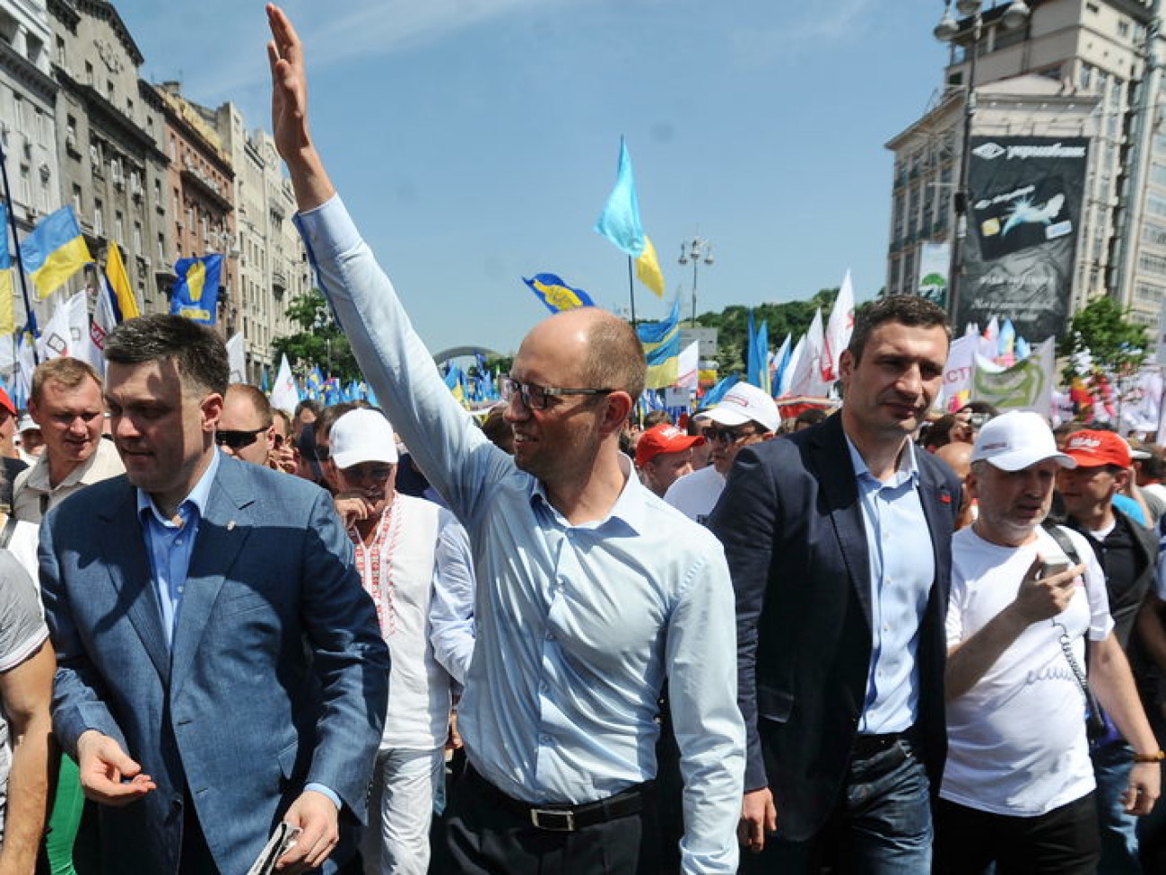 Всеукраинский протест оппозиции закончился, 18 мая 2013г.