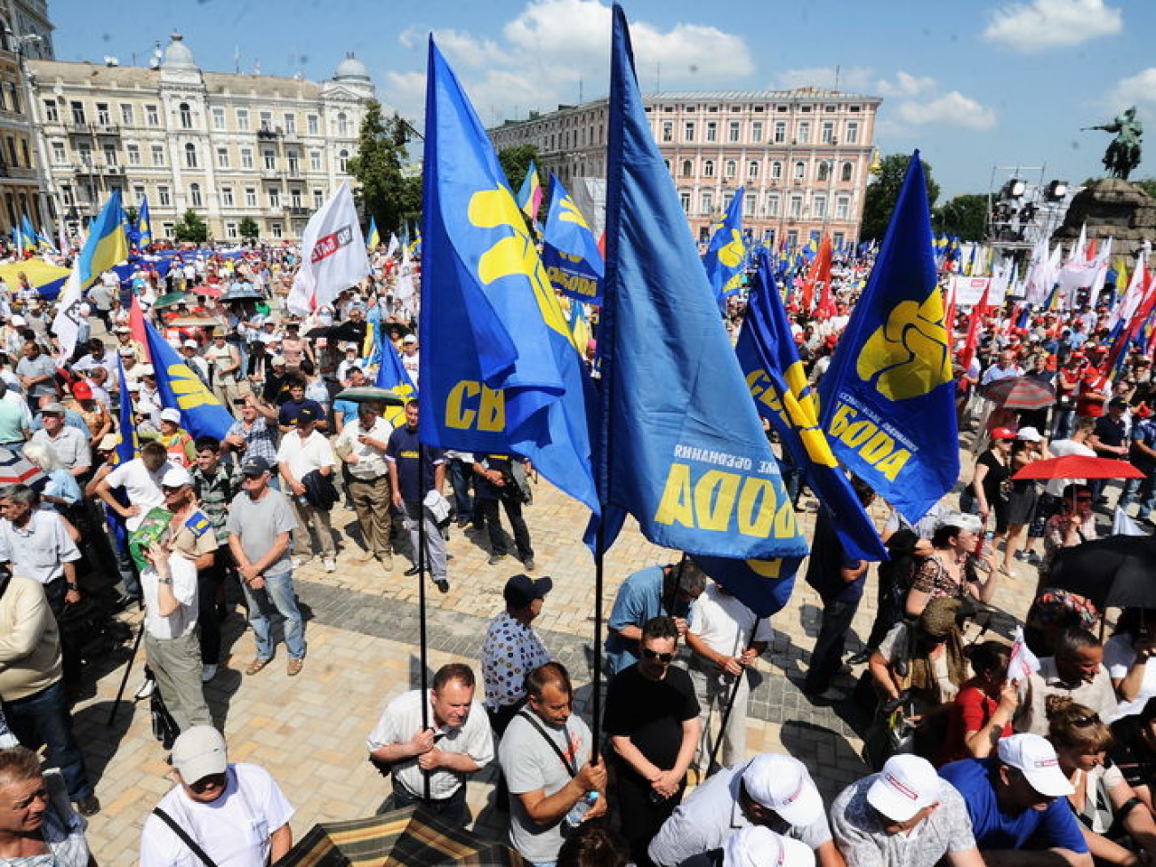 Всеукраинский протест оппозиции закончился, 18 мая 2013г.