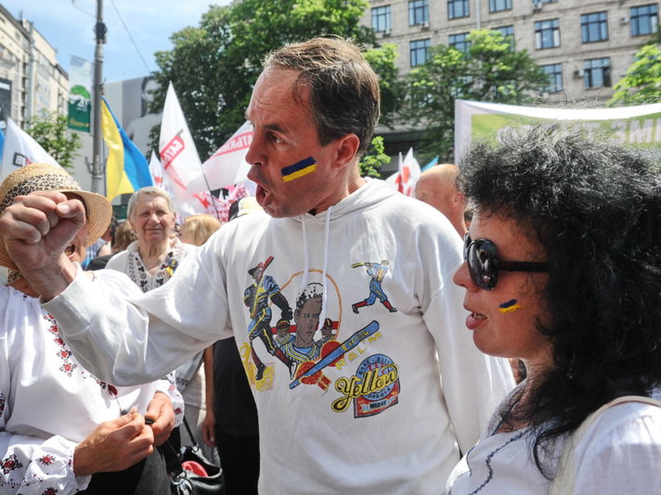 Всеукраинский протест оппозиции закончился, 18 мая 2013г.