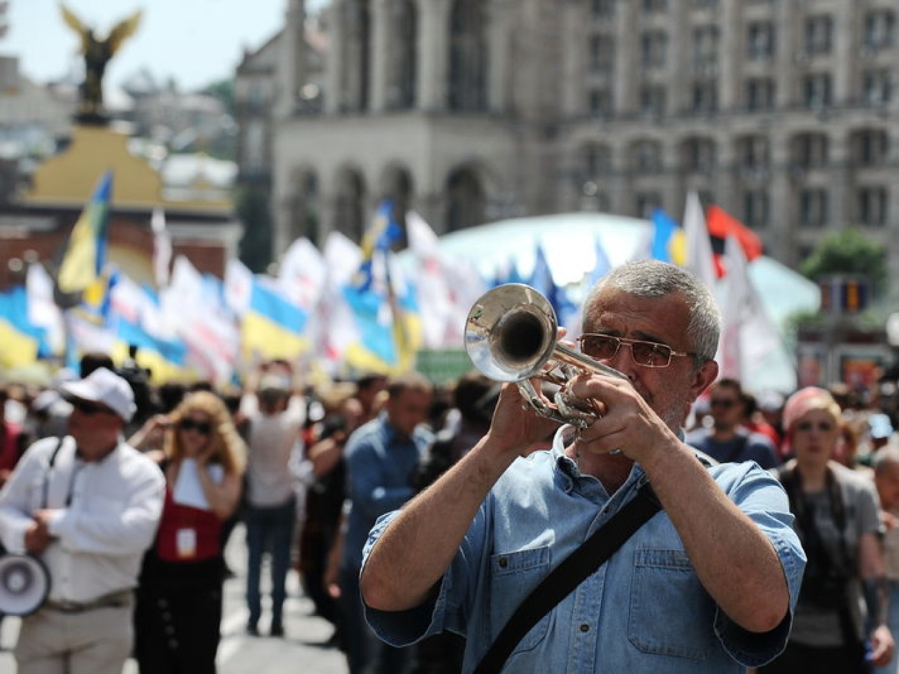 Всеукраинский протест оппозиции закончился, 18 мая 2013г.