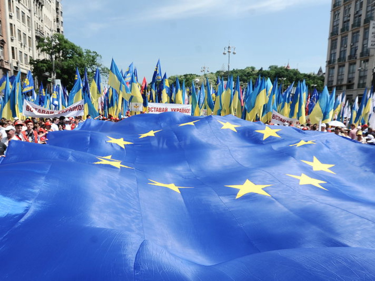 Всеукраинский протест оппозиции закончился, 18 мая 2013г.