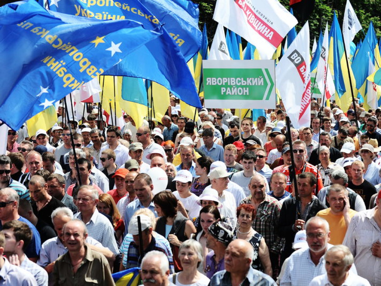 Всеукраинский протест оппозиции закончился, 18 мая 2013г.