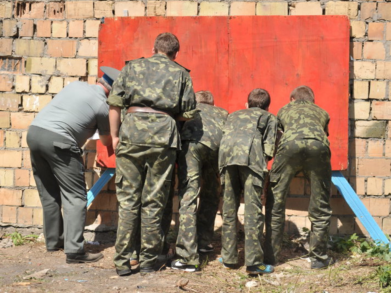 Киевские кадеты соревновались в военной сноровке, 21 мая 2013г.