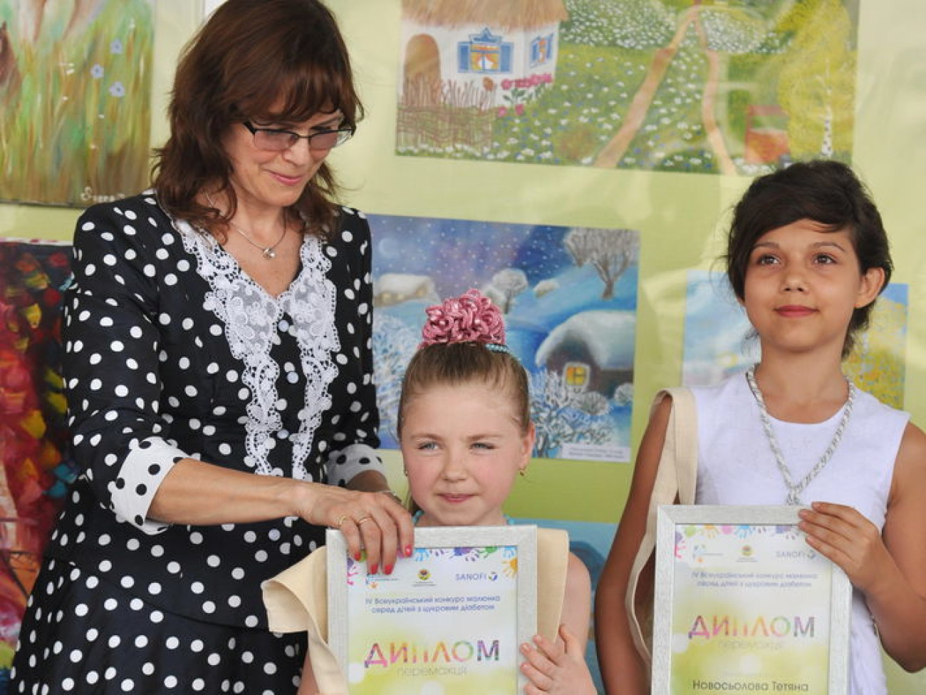 В Киеве определили лучшего юного художника с сахарным диабетом, 31 мая 2013г.