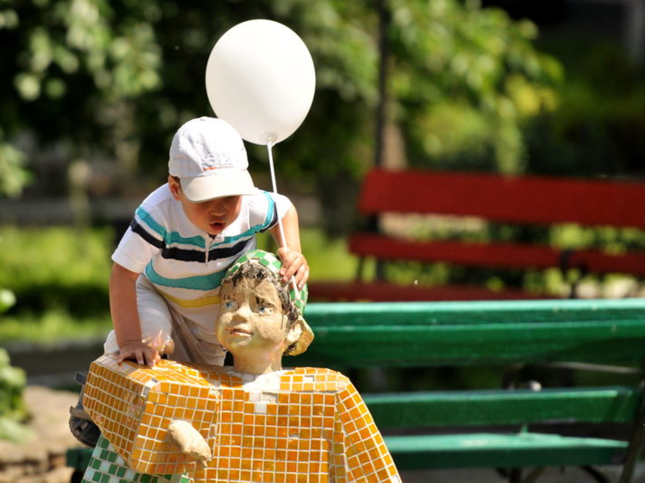 Пейзажная аллея в Киеве отпраздновала детский день