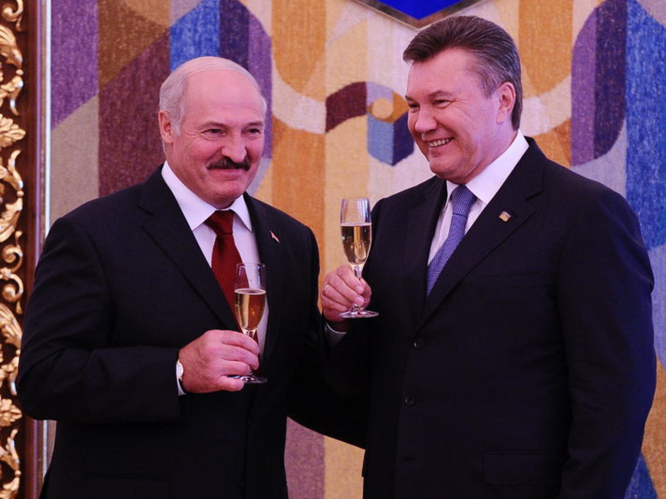 Александр Лукашенко приехал в Киев, 18 июня 2013г.