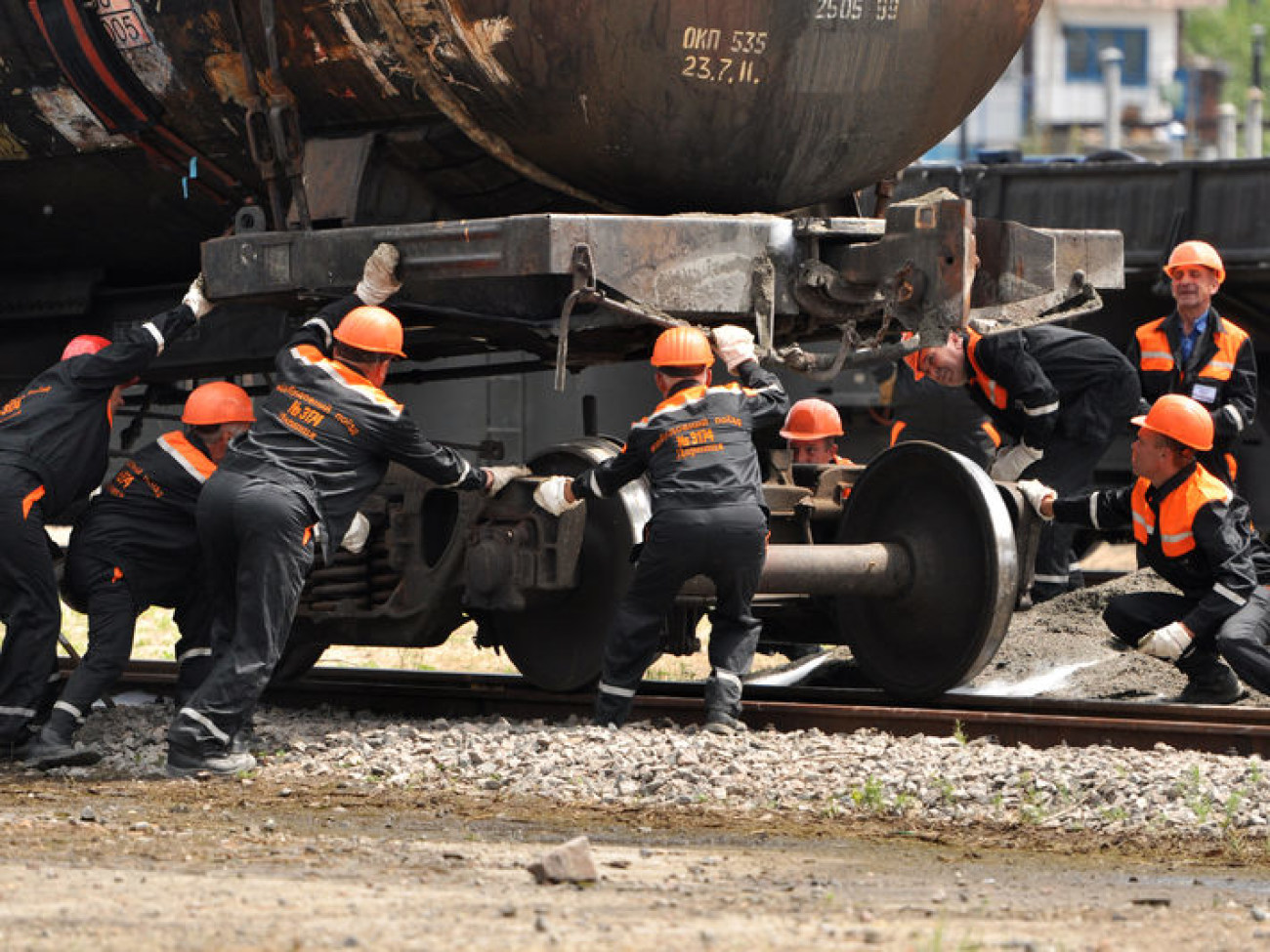 Железнодорожные войска показали свою готовность к &#171;химбою&#187;, 21 июня 2013г.
