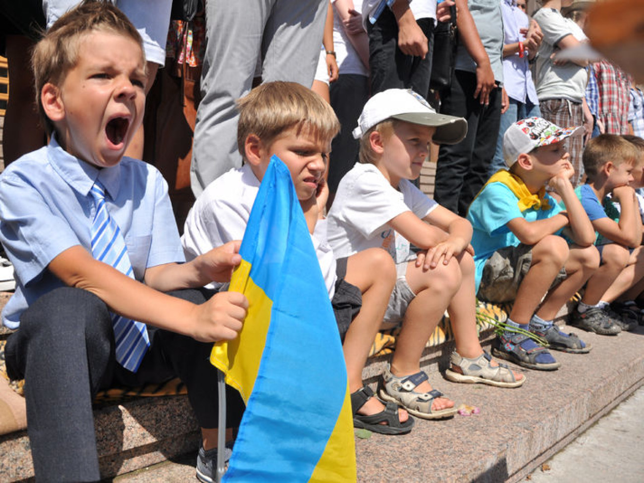 Ученики лицея провели для Попова открытый урок, 29 июля 2013г.