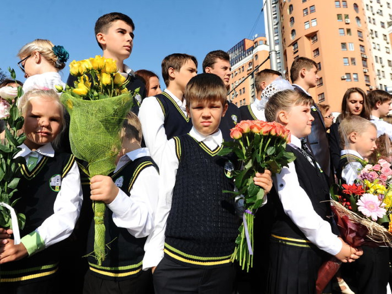 Президент Украины также начал учебный год, 1 сентября 2013г.