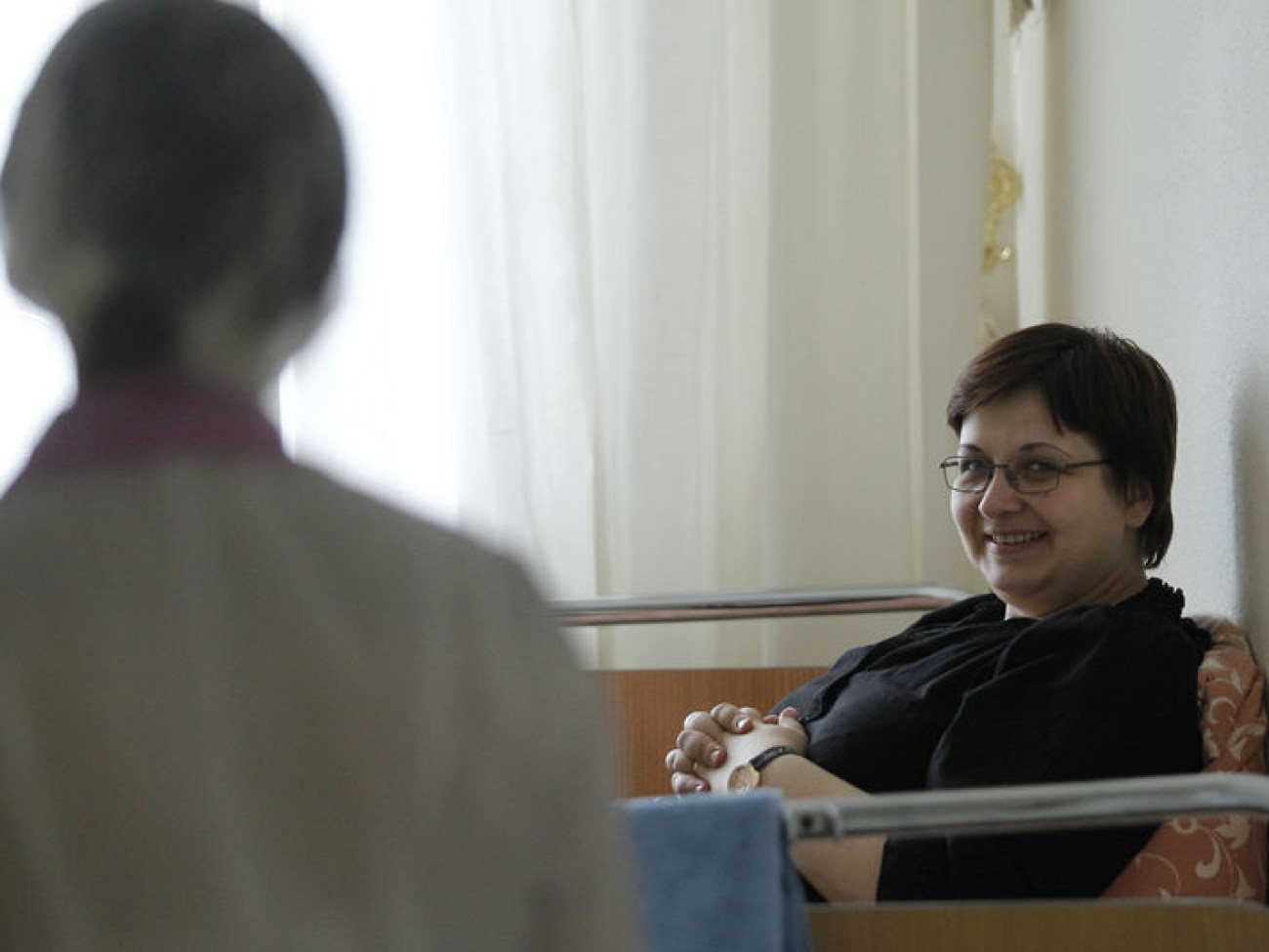 Попов посетил чернобыльскую больницу