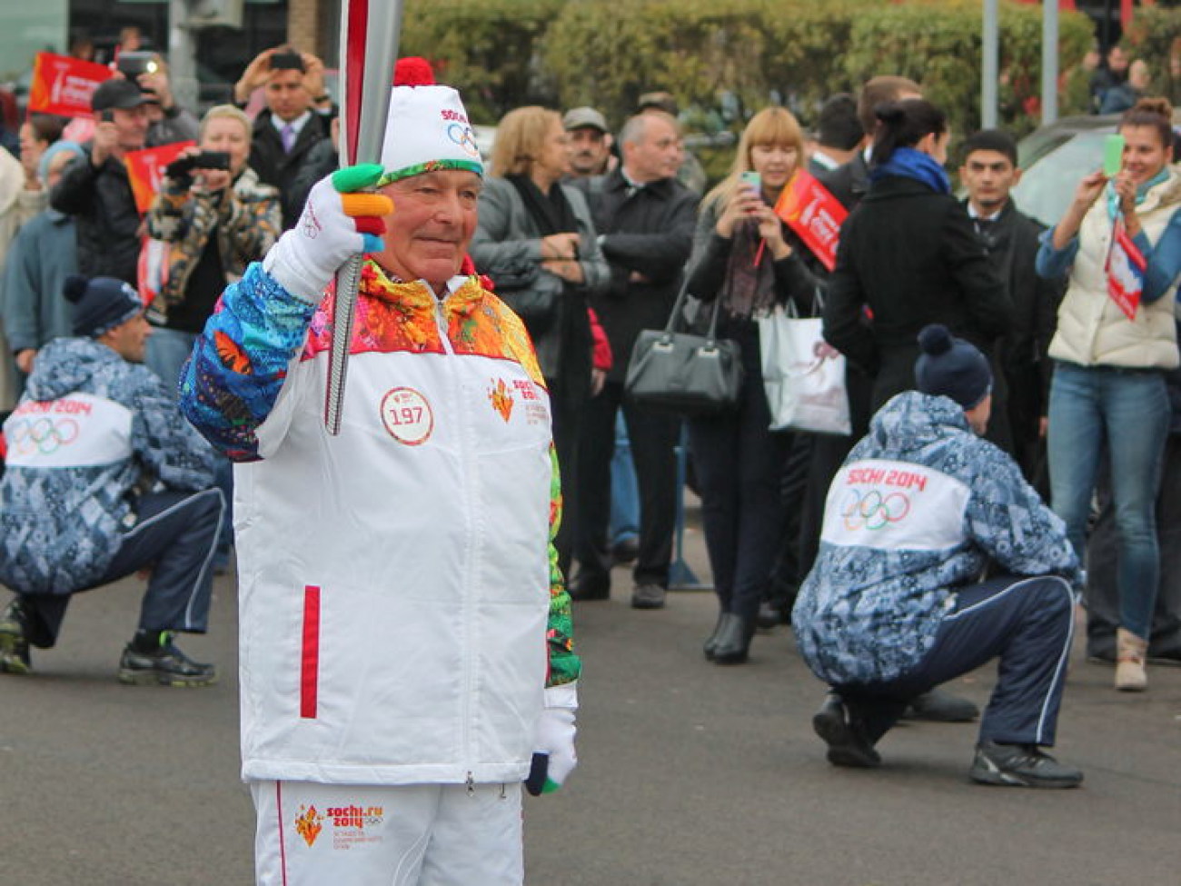 В России проходит эстафета Олимпийского огня