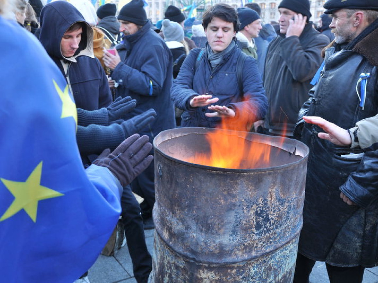 Студенческий евромайдан, 27 ноября 2013г.