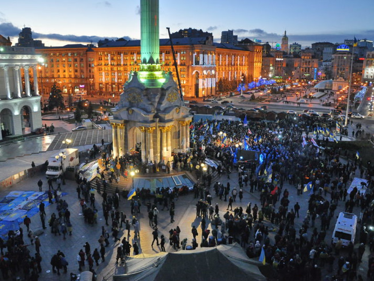 Студенческий евромайдан, 27 ноября 2013г.