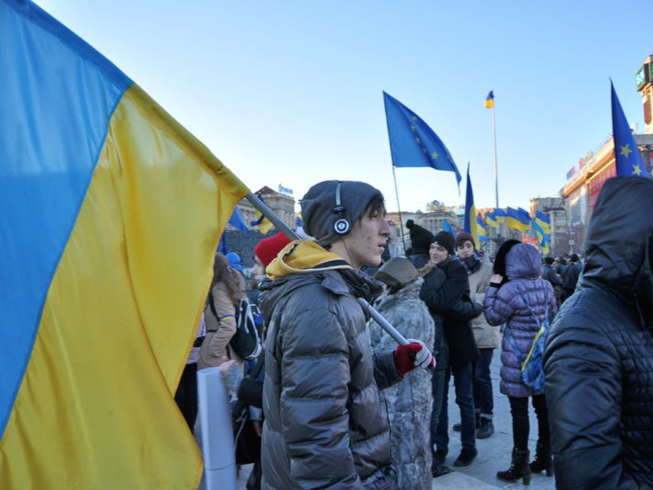 Студенческий евромайдан, 27 ноября 2013г.