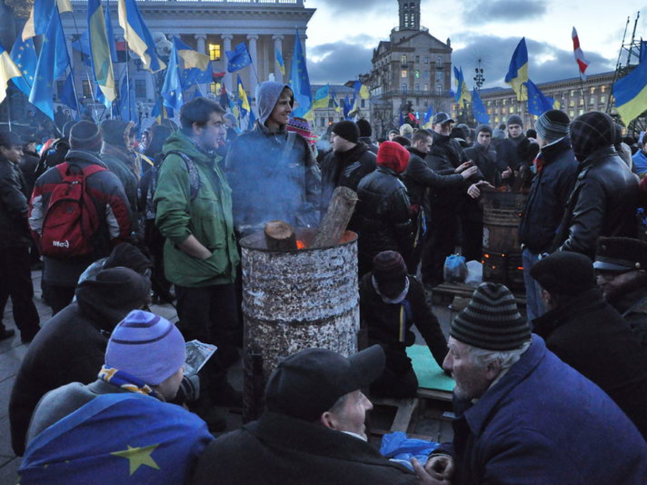 Студенческий евромайдан, 27 ноября 2013г.