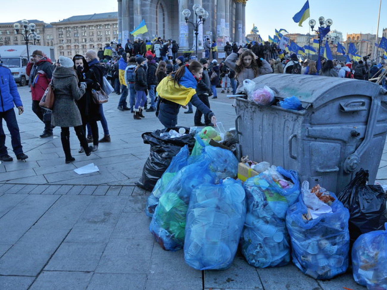 Студенческий евромайдан, 27 ноября 2013г.