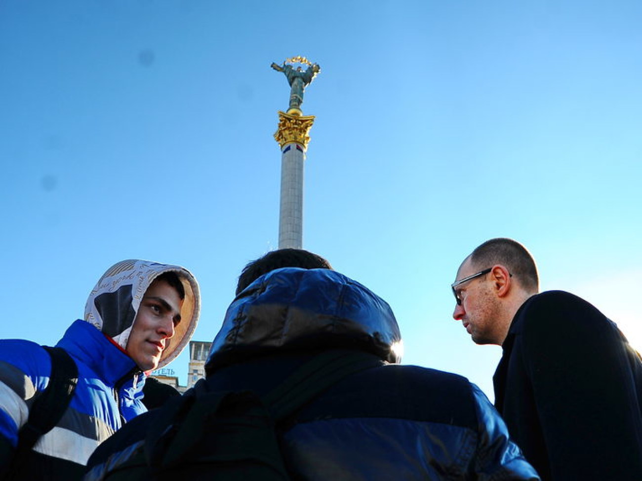 С утра Майдан Незалежности пустеет, 27 ноября 2013г.