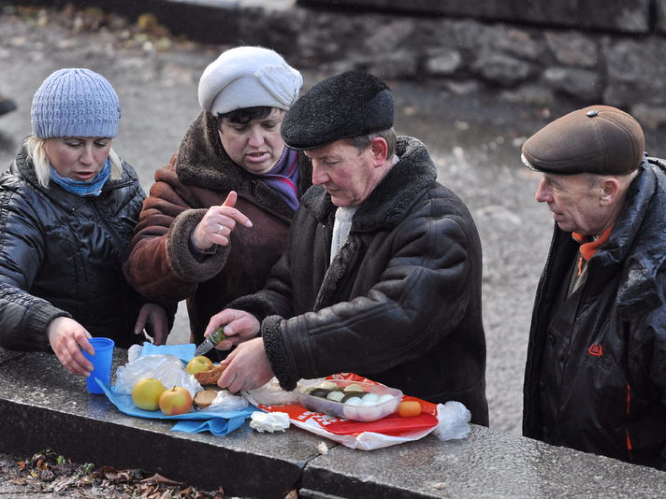 В Киеве два Майдана: сторонников и противников ЕС, 29 ноября 2013г.