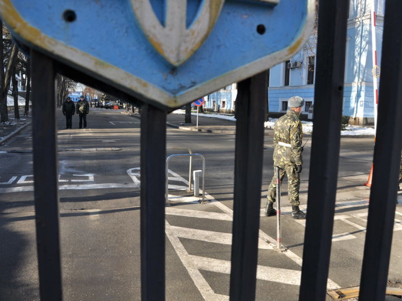 Евромайдановцы пикетировали Министерство обороны, 14 декабря 2013г.