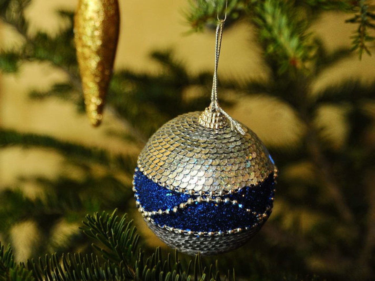 Что одеть новогодней елке&#8230; в моде синее&#8230;