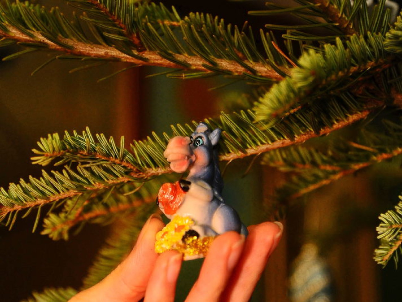 К нам пришел синий Конь