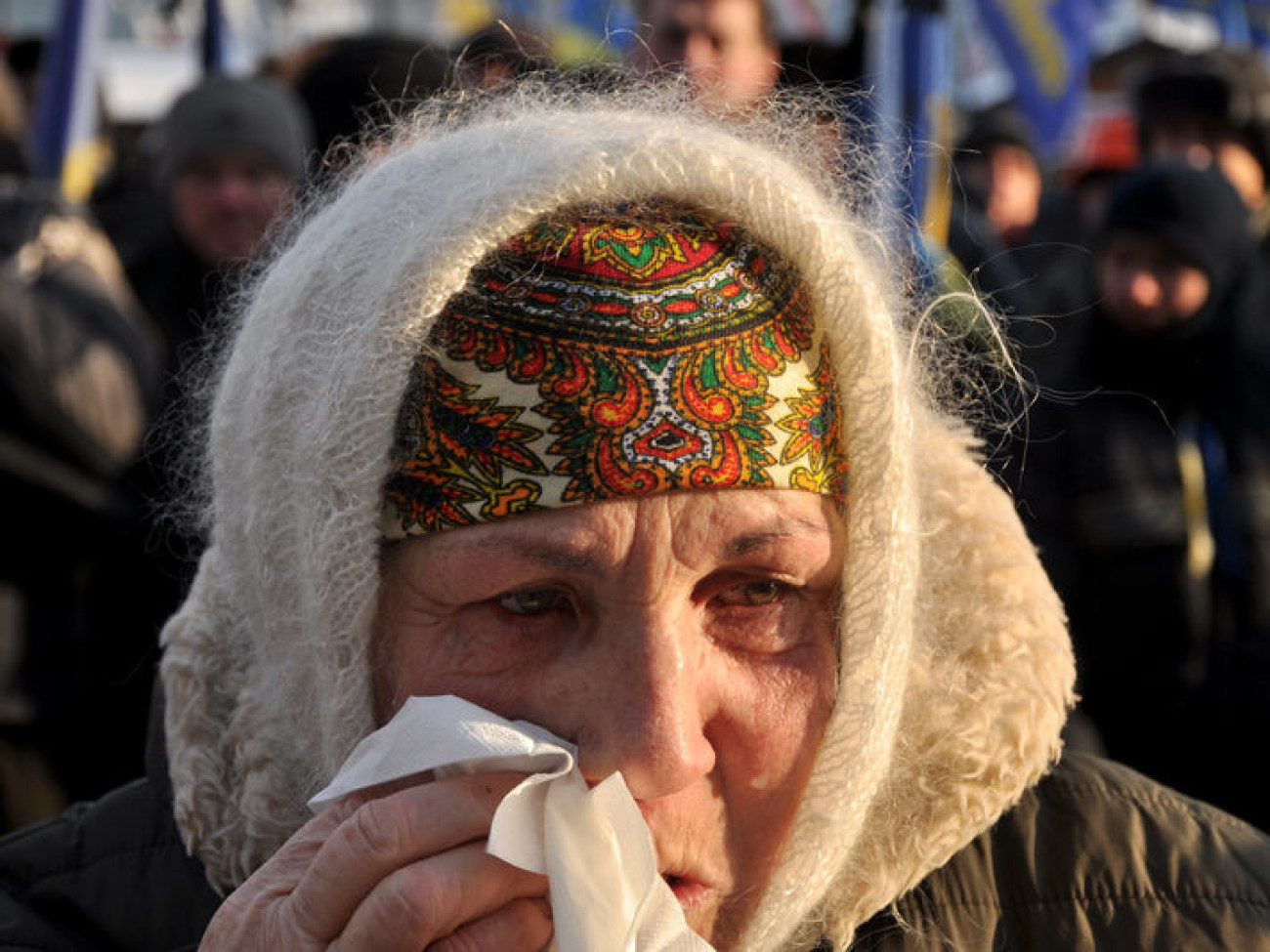 Протестующие помянули погибших, 26 января 2014г.
