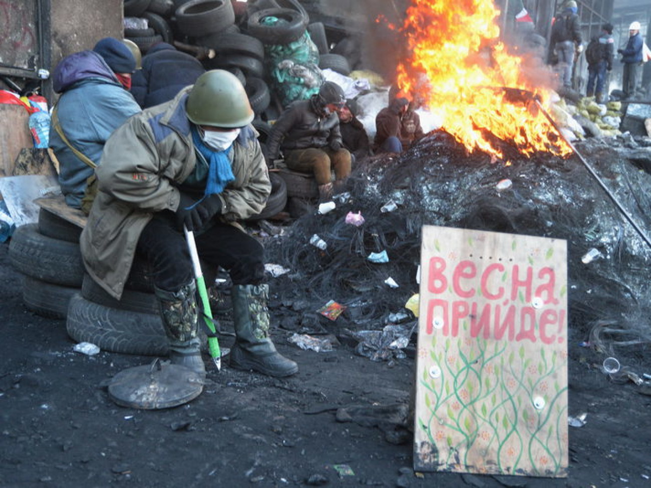 На Грушевского спокойно, 27 января 2014г.