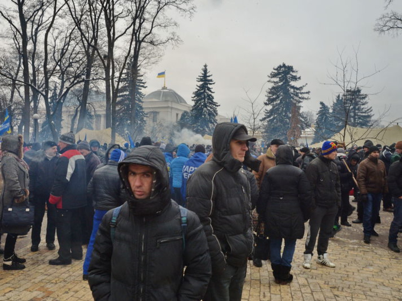 Антимайдан приехал поддержать власть всего на день, 28 января 2014р.