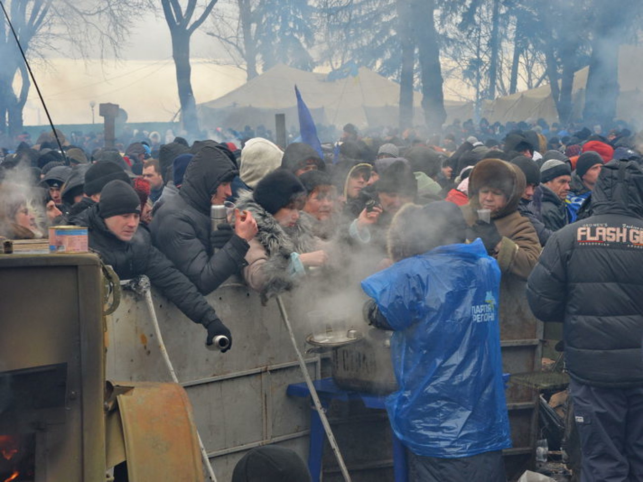 Антимайдан приехал поддержать власть всего на день, 28 января 2014р.