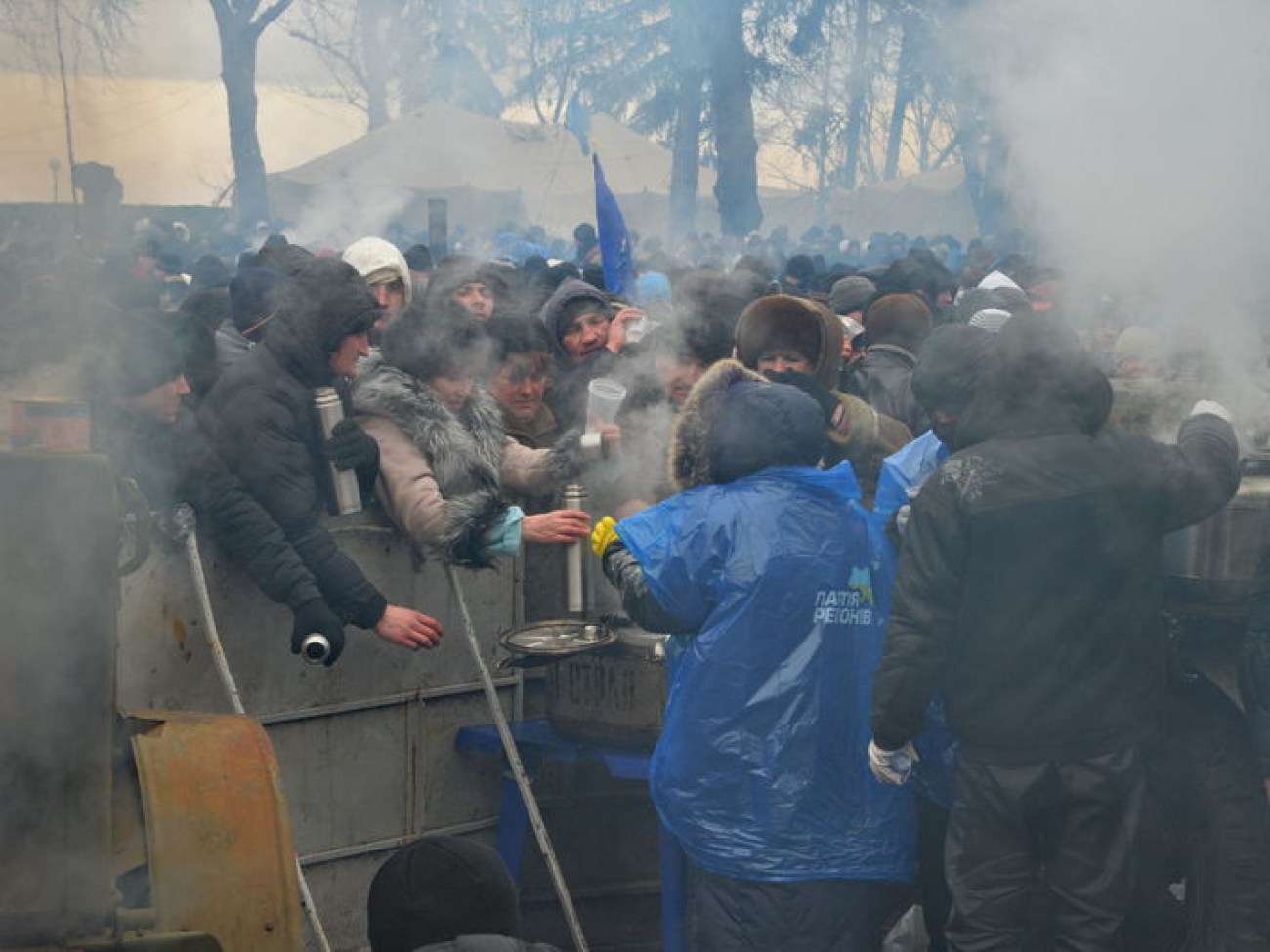 Антимайдан приехал поддержать власть всего на день, 28 января 2014р.