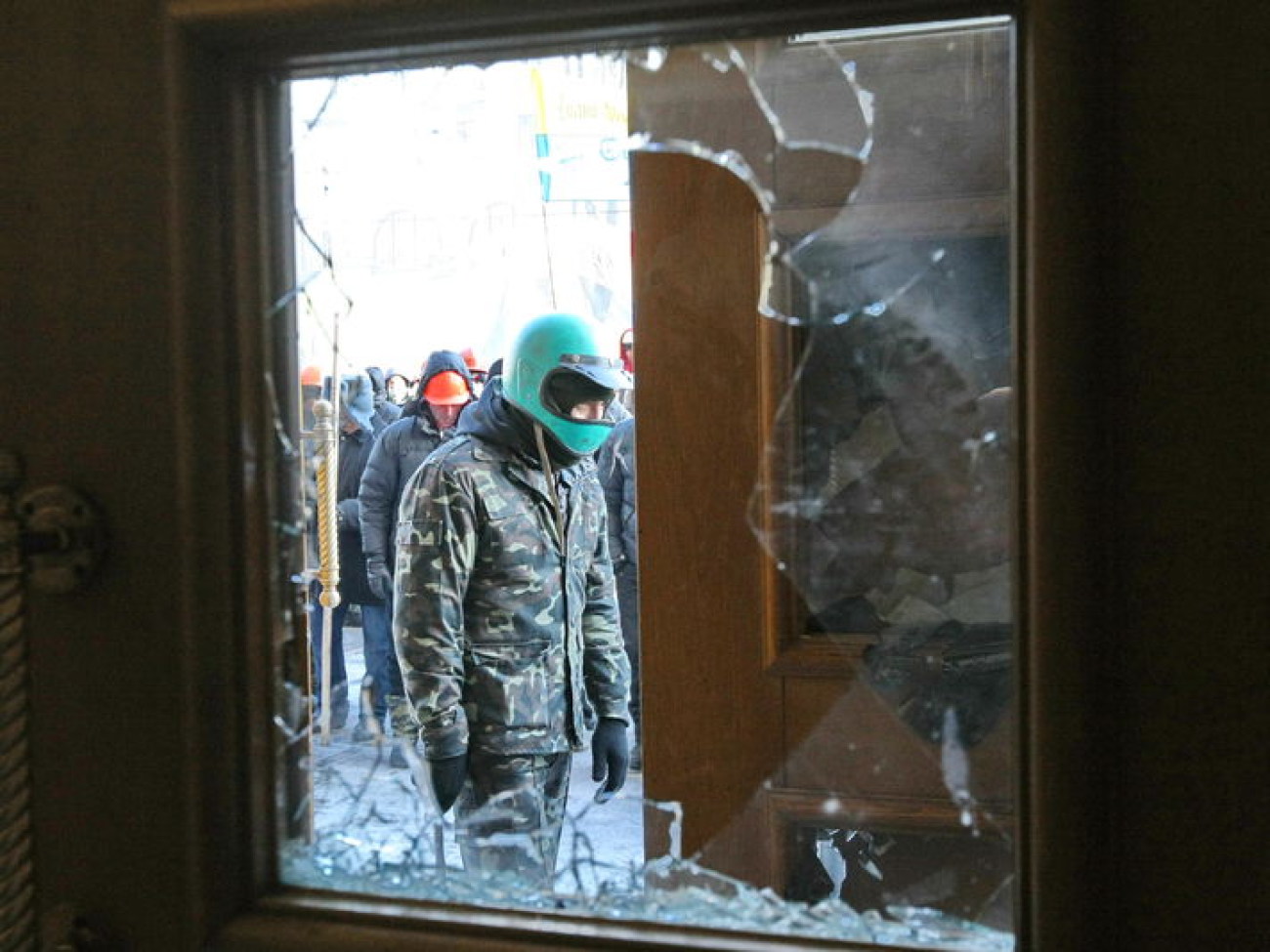 Активисты освободили Минагрополитики, 29 января 2014г.