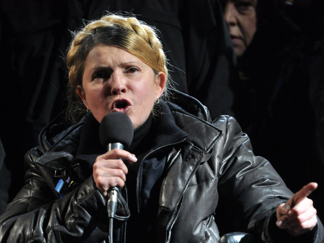 Тимошенко на воле, 22 февраля 2014г.